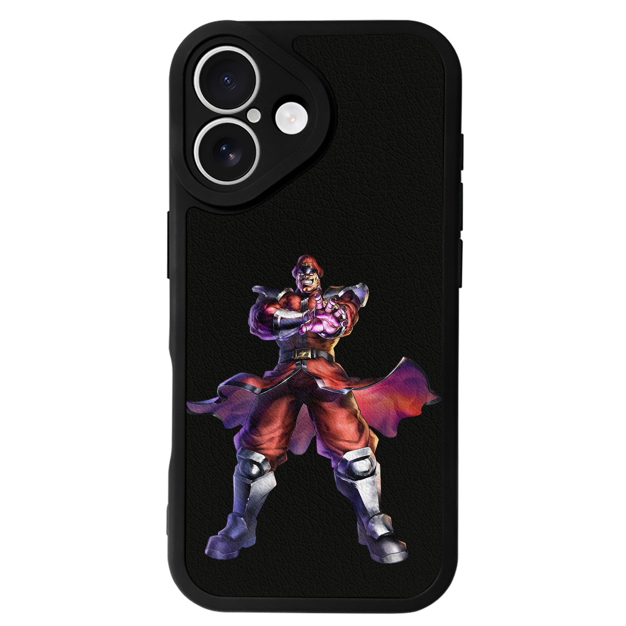 （画像用） 北斗の拳 Fist of the North Star 【iPhone 16シリーズ対応】シリコンスマホケース（レザー調） 材質：シリコン